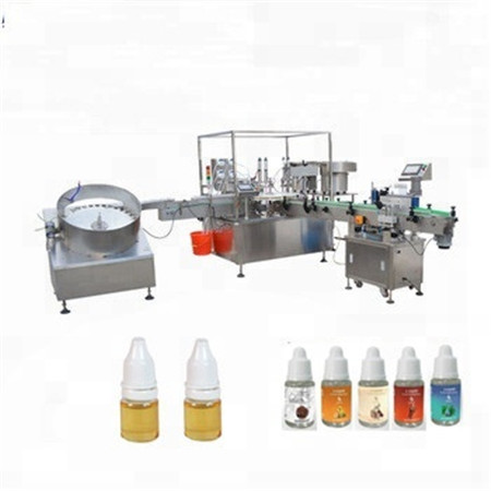 Tillverkare Uppvärmning Mini Vatten Oljeflaska Juice Mineral Blandning Fyllningsmaskin Line