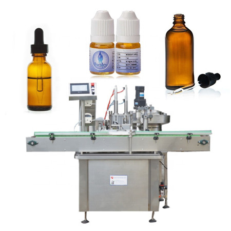 China Factory Automatic PVC / PE Plastic Bottle Mosquito Chemical 5-50Ml Liquid Filling Machine