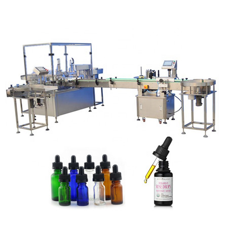 I lager Automatisk flaskfyllningslinje 10-5000ml Automatisk överflödesvätskeflaska-fyllmedel för drycksaft