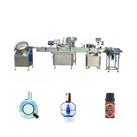 Fabriksfyllningsutrustning för E-vätskepåfyllningsmaskin för elektrisk cigarett flytande eterisk olja