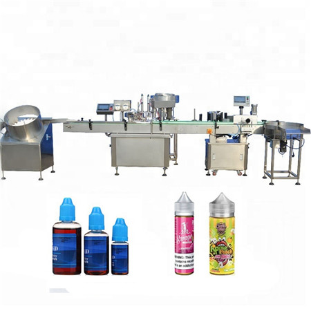 15ML 30ML automatisk CBD E-Liquid Filler Essential Oil Dropper-flaskan fyllnings- och kapningsmaskin