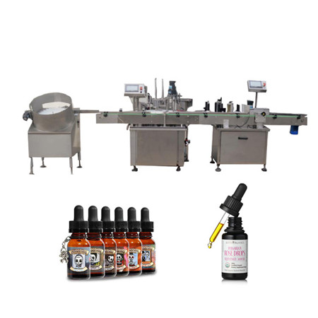 Påfyllningsmaskin för glasburkar / oljeflaskeringsmaskiner / ätbar oljeflaskeringsanläggning
