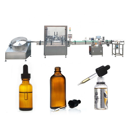 Automatisk flaskmaskin med en eller flera flaskor med vätskefyllning, automatisk digital flerfaldig maskin med enkel huvud TOADF
