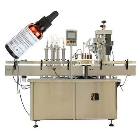 Plast e-vätska 60 ml E Juice Flavor Filling Machine 10 ml vape juice fyllningsmaskin med Siemens PLC