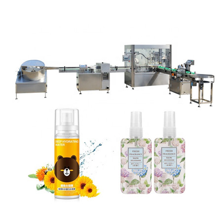 halvautomatisk liten kolv dryck honung schampo nagel kosmetisk plast färg flaska flytande pasta förpackning och fyllning maskin