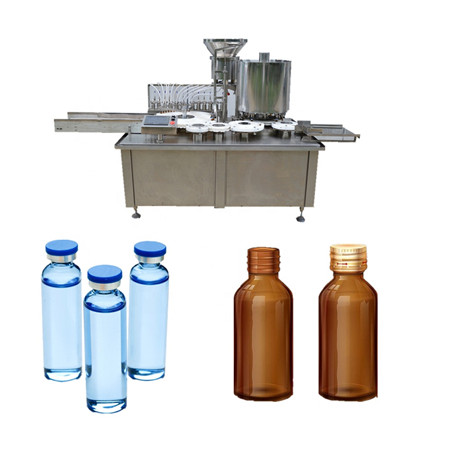 Matkvalitet smak helautomatisk e flytande produktionslinje flaskapparat för fyllning av flaskor