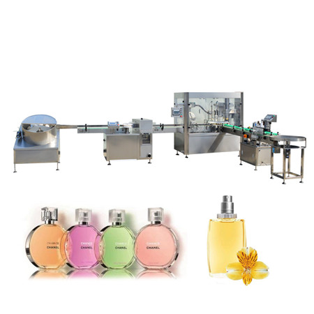 Fabriksanpassad automatisk glasflaska 30 ml påfyllningsmaskin, vätskeflaska för fyllning av eterisk olja