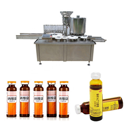 Automatisk flytande vattenolja honung oral vätskepåfyllningsmaskin