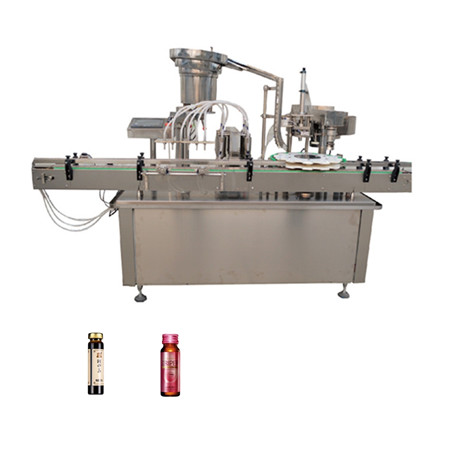 Liquid Filling Machine Manual 5 ml till 50 ml Liquid Filler Food grade 30 flaskor per minut Dricksvattenolja